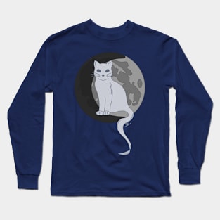 Cat Ghost Long Sleeve T-Shirt